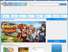 Tablet Screenshot of ilgiocone.com